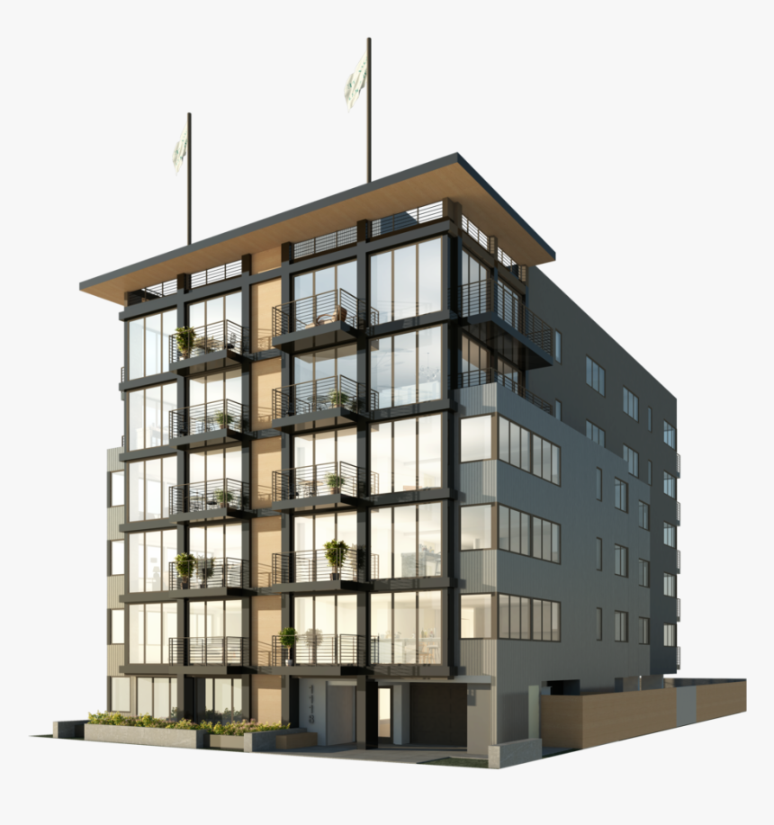 01 171110 Westseattlecondos X02 D1 - Png Transparent Background Building Png, Png Download, Free Download