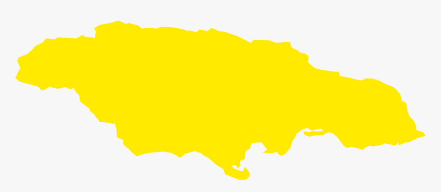 Outline Blank Map Of Jamaica, HD Png Download, Free Download