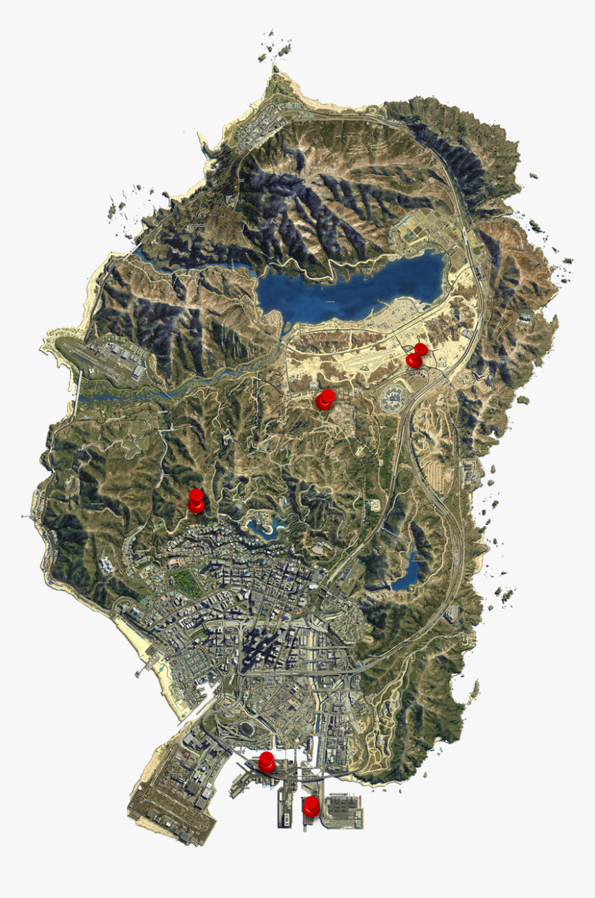 Peyote Gta V Hd - Gta 5 Map Png, Transparent Png, Free Download