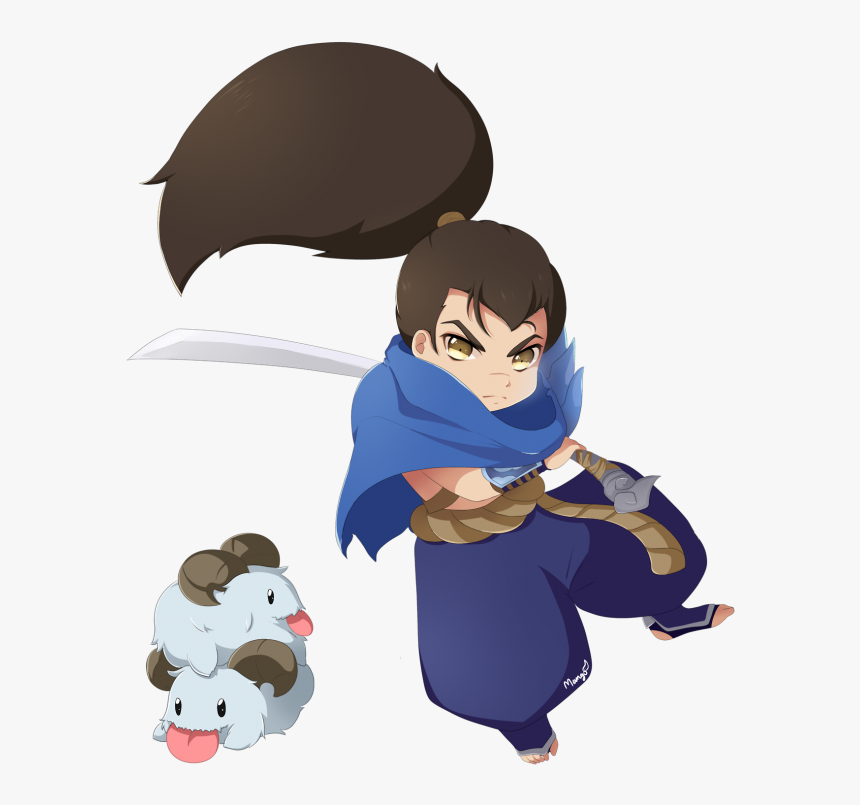 Yasuo Protecting Poros - Yasuo Cute, HD Png Download, Free Download