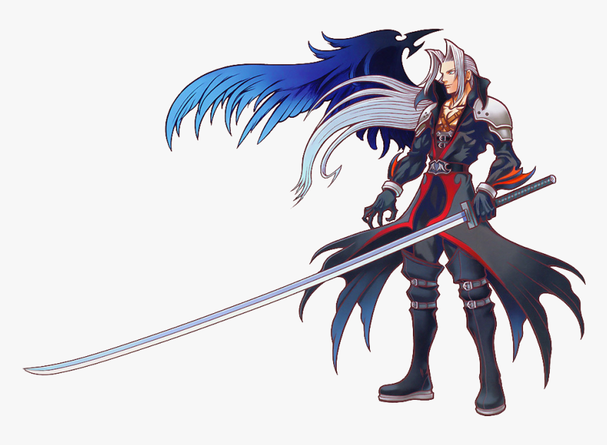 Clip Art Kingdom Hearts 15 Sephiroth - Kingdom Hearts Sephiroth Artwork, HD Png Download, Free Download