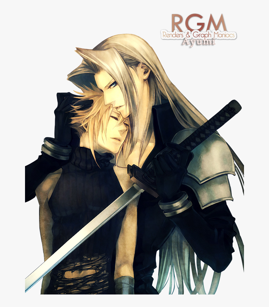 Transparent Sephiroth Png - Final Fantasy Cloud Fanart, Png Download, Free Download