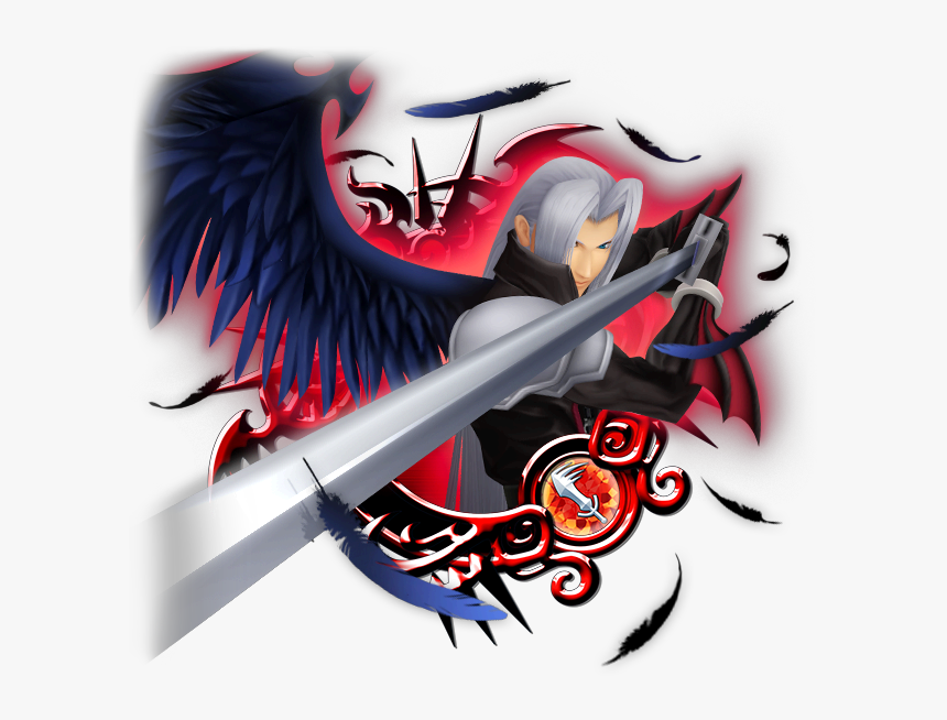 Sephiroth [ex ] - Kingdom Hearts Anti Aqua, HD Png Download, Free Download