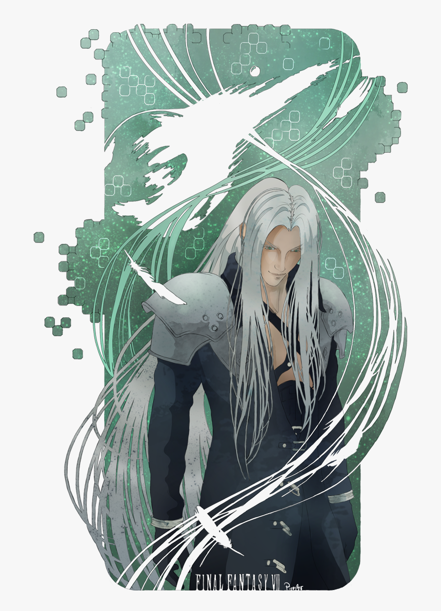 Pin Linwe Lossehelin On Sephiroth Pinterest Final Fantasy - Sephiroth Art Final Fantasy, HD Png Download, Free Download