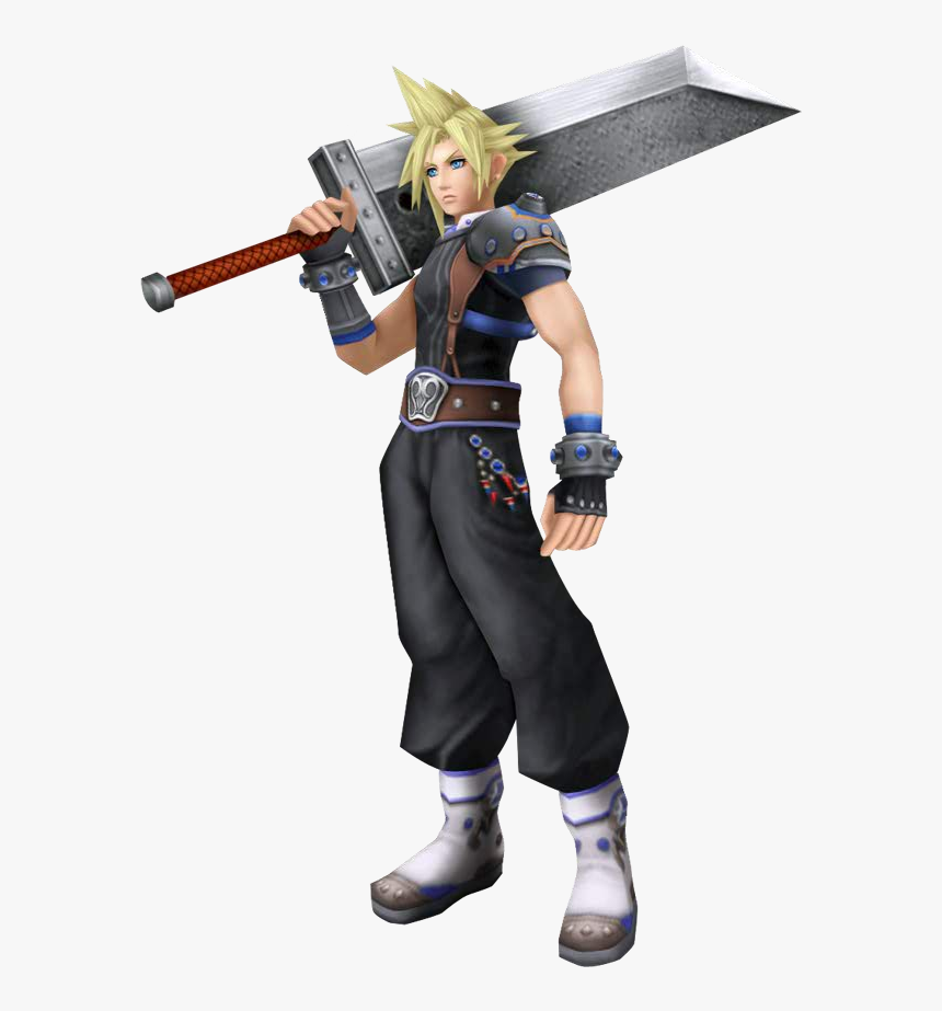 Final Fantasy Free Download Png - Cloud Strife Dissidia 012, Transparent Png, Free Download