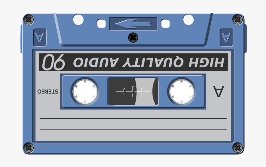 Audio Cassette Png Free Pic - Cassette Tape Gif Png, Transparent Png, Free Download