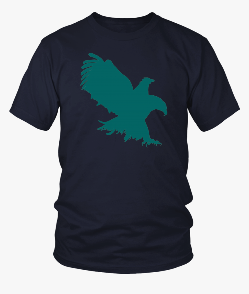 Bald Eagle Silhouette T-shirt - Friends T Shirt With Horror Characters, HD Png Download, Free Download