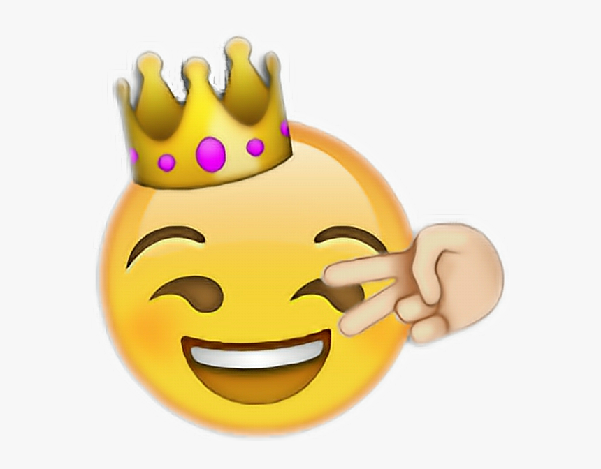 #queen #king #peace #emoji - Whatsapp Emoji Iphone, HD Png Download, Free Download