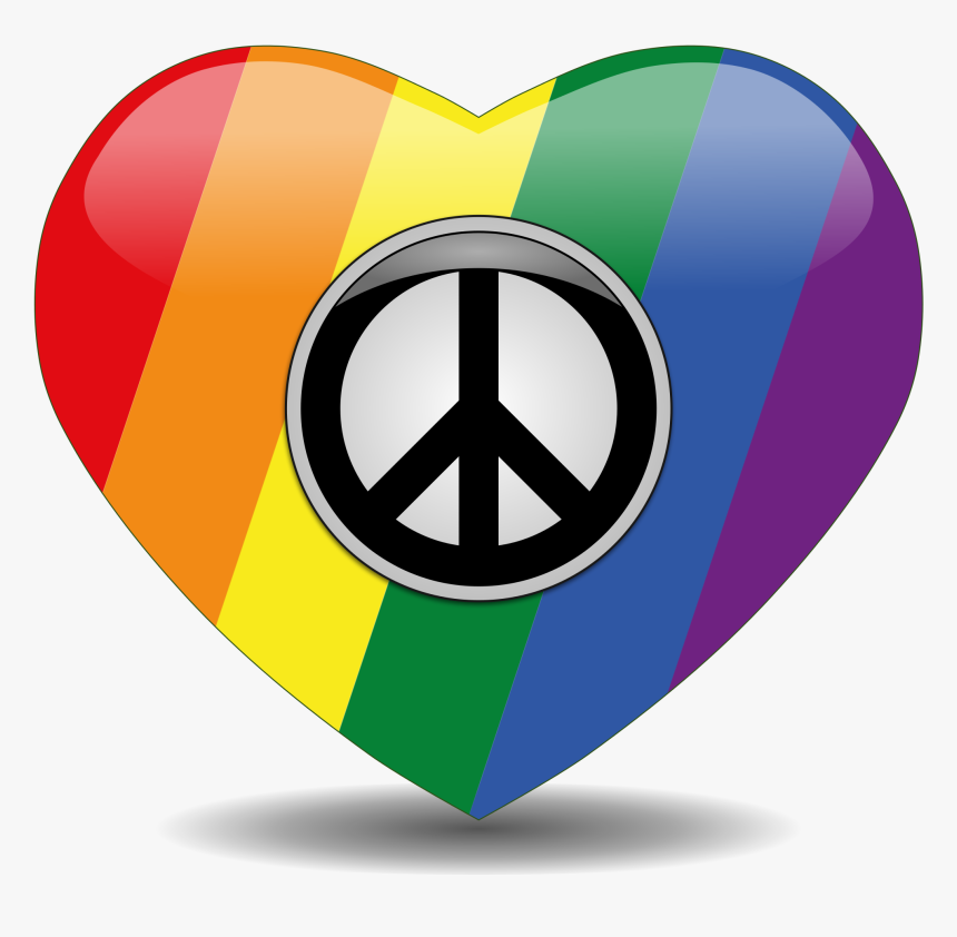 Peace Symbol Clipart 12, Buy Clip Art - Transparent Peace And Love Symbol, HD Png Download, Free Download
