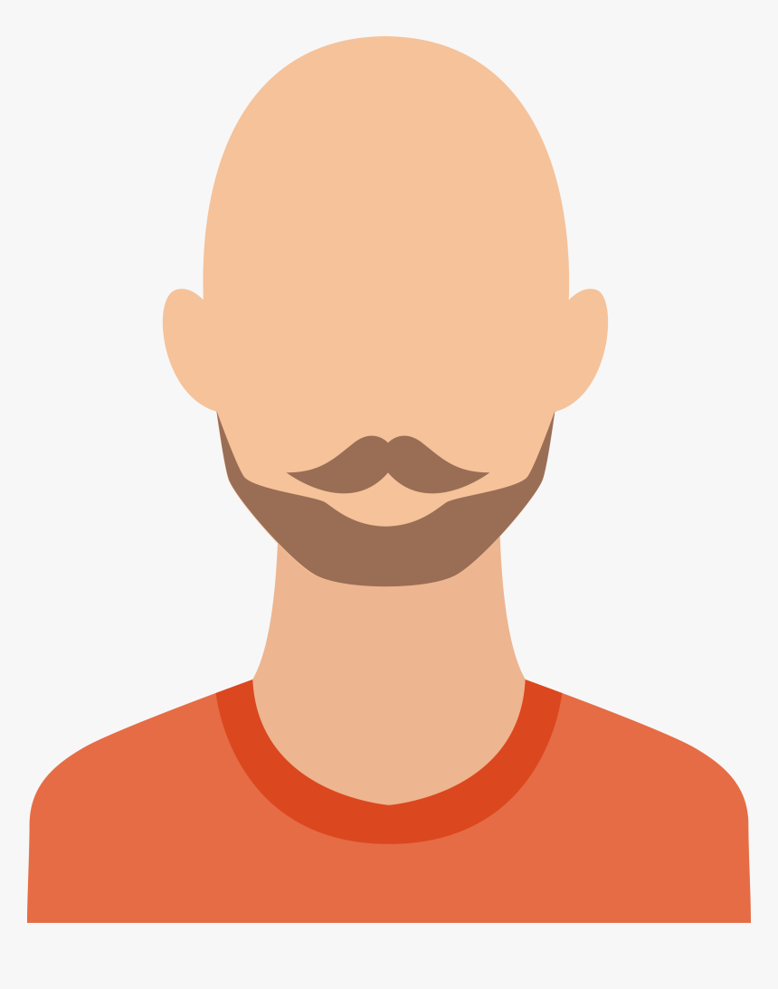 Angry Bald Man - Bald Man Head Clipart, HD Png Download, Free Download