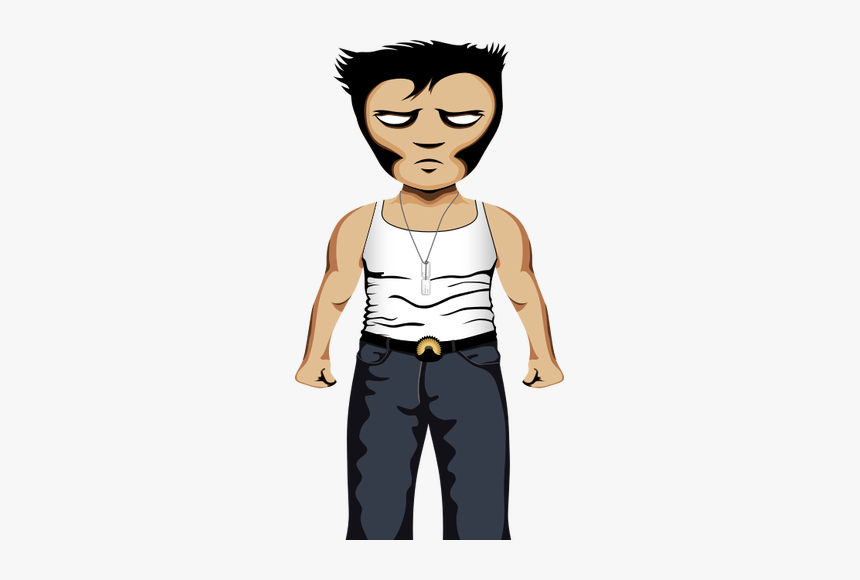 Angry Wild Man - Homem Bravo Desenho Png, Transparent Png, Free Download