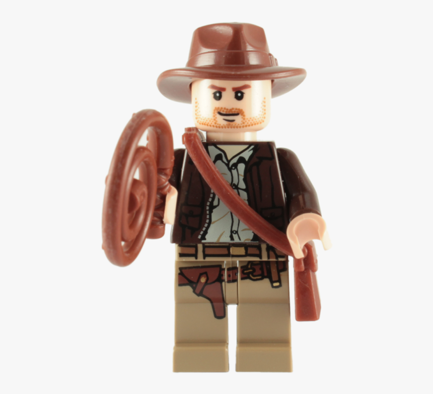 Lego Indiana Jones Minifigure With Whip And Satchel, HD Png Download, Free Download