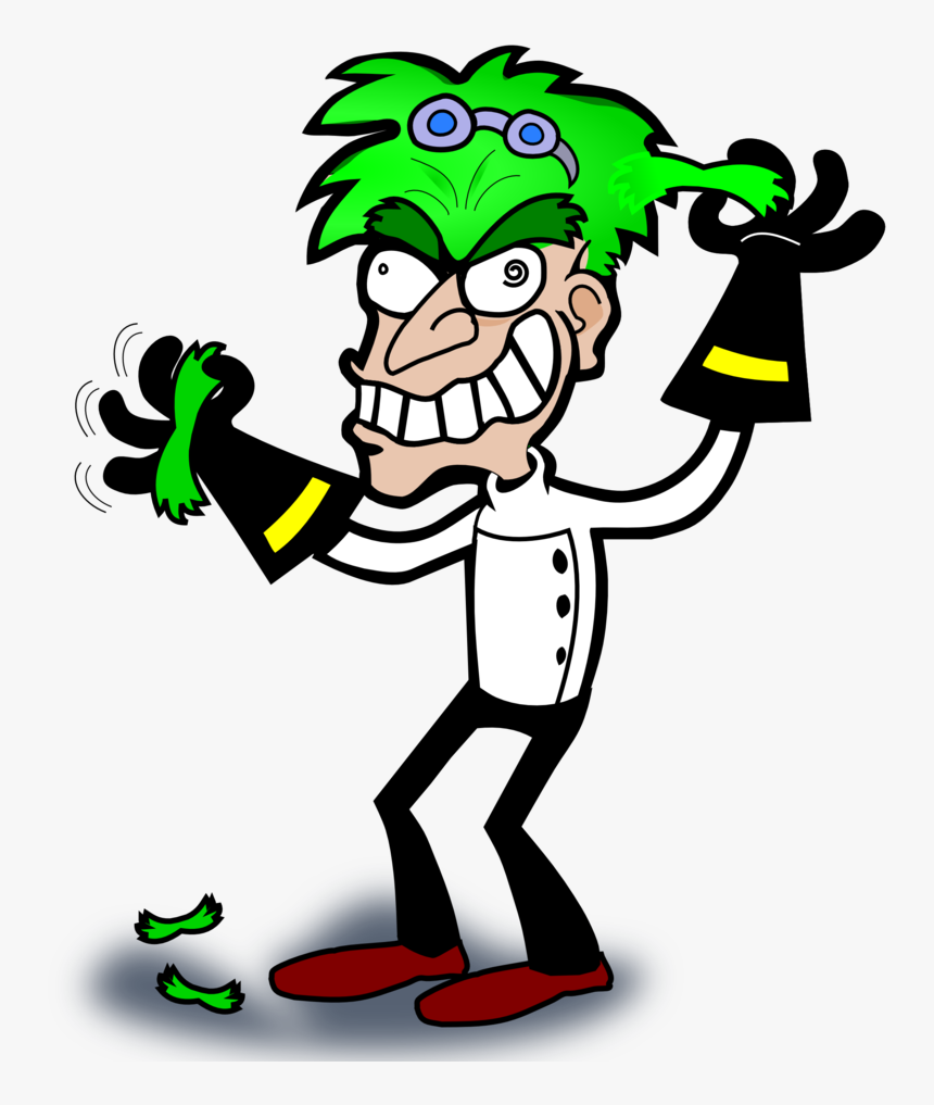 People Clipart Angry - Mad Scientist Clipart, HD Png Download, Free Download