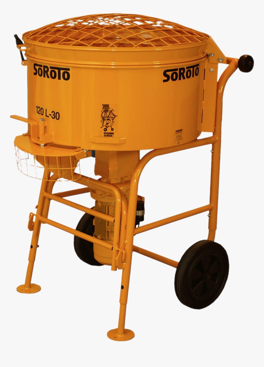 Yellow Soroto Cement Mixer, HD Png Download, Free Download