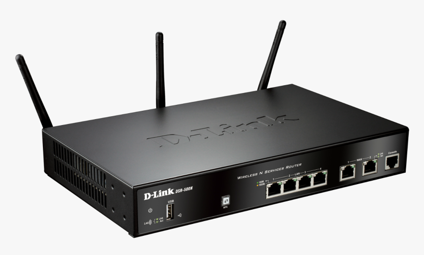Dsr 500n Side - Small Office Router, HD Png Download, Free Download