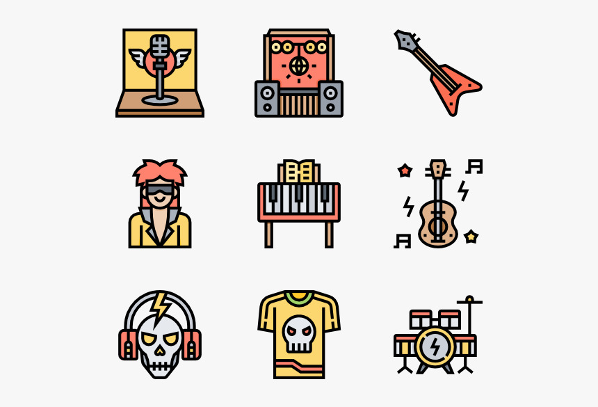 Rock And Roll - Nordic Icons, HD Png Download, Free Download