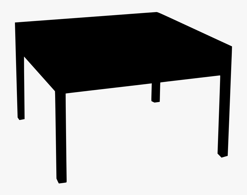 Black Table Clip Art, HD Png Download, Free Download