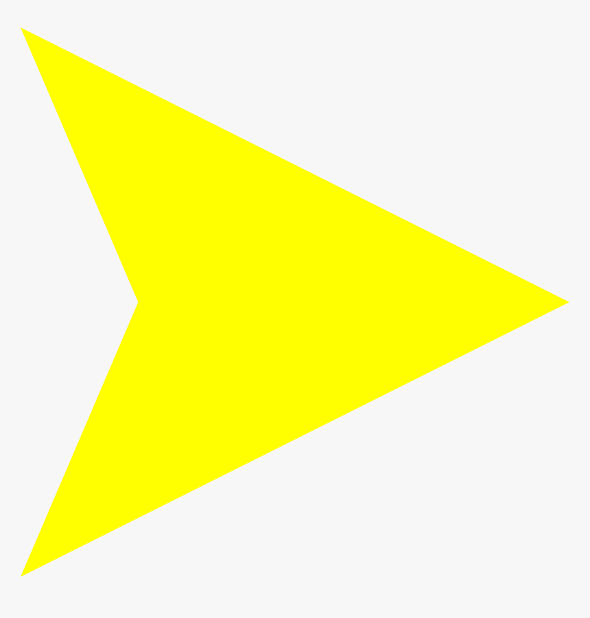 Transparent Arrow Head Png - Yellow Right Arrow Icon, Png Download, Free Download