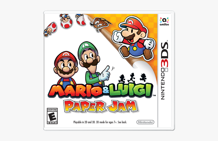 Nintendo 3ds Mario & Luigi Paper Jam, HD Png Download, Free Download