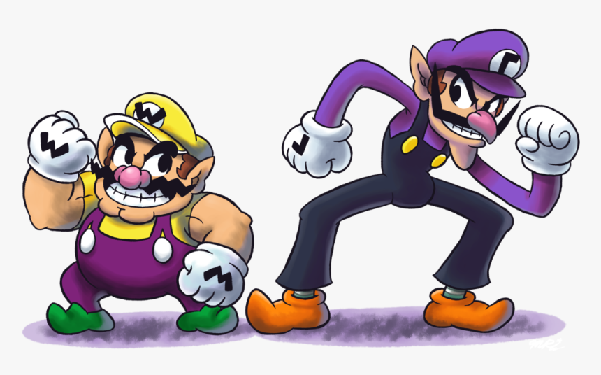 Mario & Luigi - Mario And Luigi Wario, HD Png Download, Free Download
