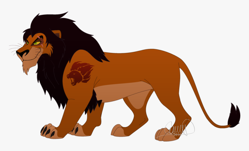 Scar The Lion King Png - Lion King Scars Lion Guard, Transparent Png, Free Download