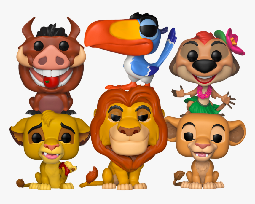 Disney Lion King Set Of - Timon Lion King Funko Pop, HD Png Download, Free Download