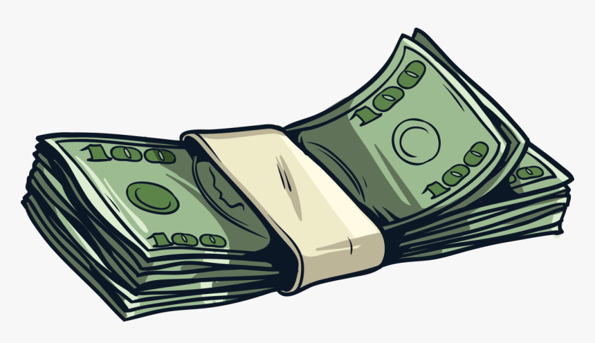 Dollar Clipart Subsidy - Cartoon Money Stack Png, Transparent Png, Free Download