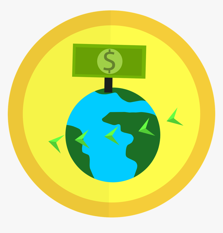Dinero, Transferencia De Dinero, Mundo, La Tierra - Inflation In Cryptocurrency, HD Png Download, Free Download