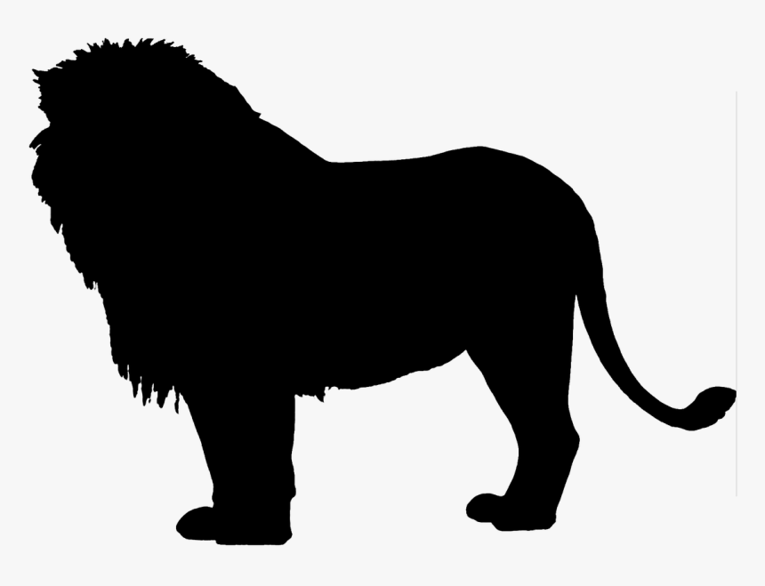 Lion King Animal Free Picture - Lion Transparent Silhouette, HD Png Download, Free Download