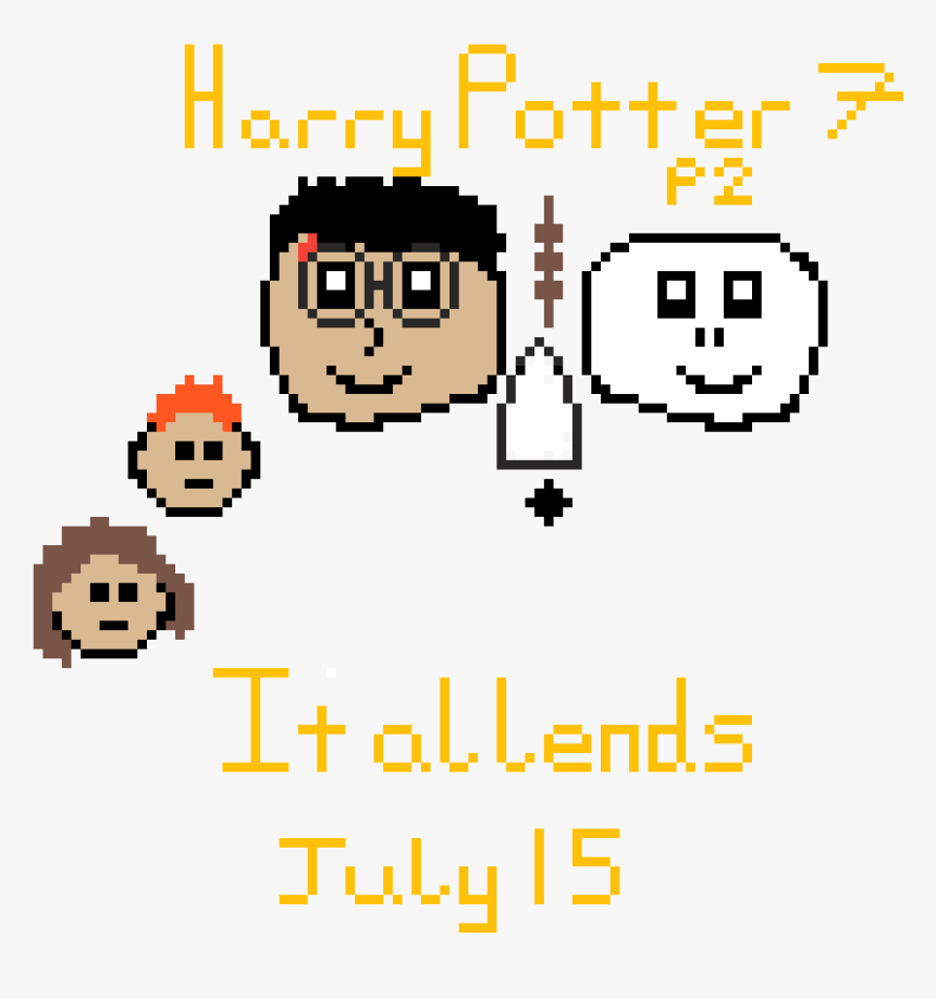 Harry Potter And The Deathly Hallows Part 2 Poster - Cartoon, HD Png Download, Free Download