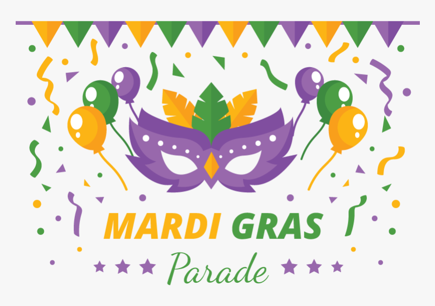 Town Of Ball Mardi Gras Parade - Illustration, HD Png Download, Free Download