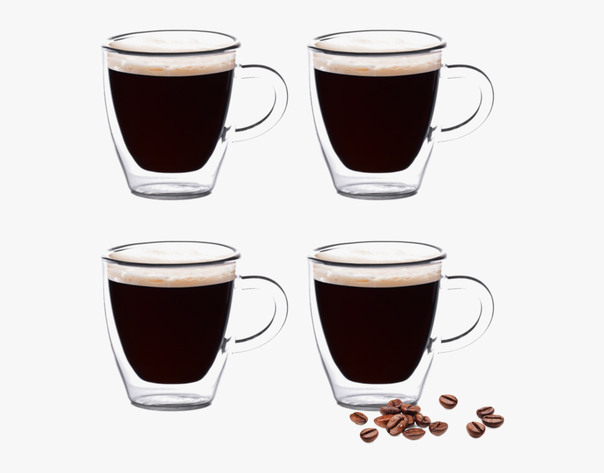 Mini Coffee Cups Glass, HD Png Download, Free Download