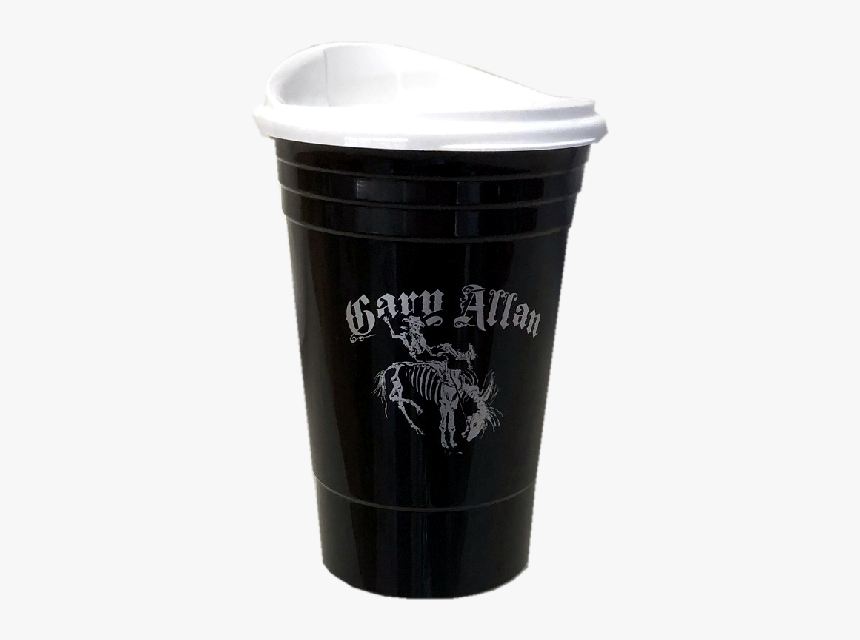 Gary Allan Black Plastic Party Cup"
 Title="gary Allan - Coffee Cup, HD Png Download, Free Download