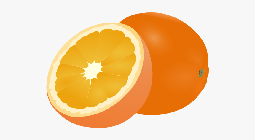 Fruit Clipart Orange Logo - Dibujo Frutas Png, Transparent Png, Free Download