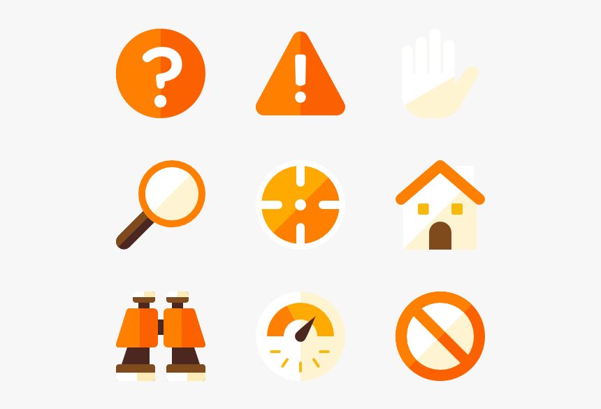 Interface - Orange Color Icon Png, Transparent Png, Free Download