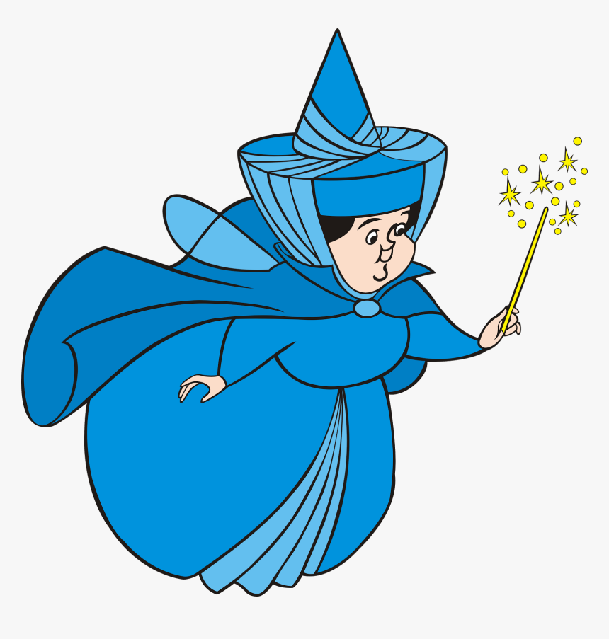 Princess Aurora Flora, Fauna, And Merryweather Thistletwit - Fairy From Sleeping Beauty, HD Png Download, Free Download