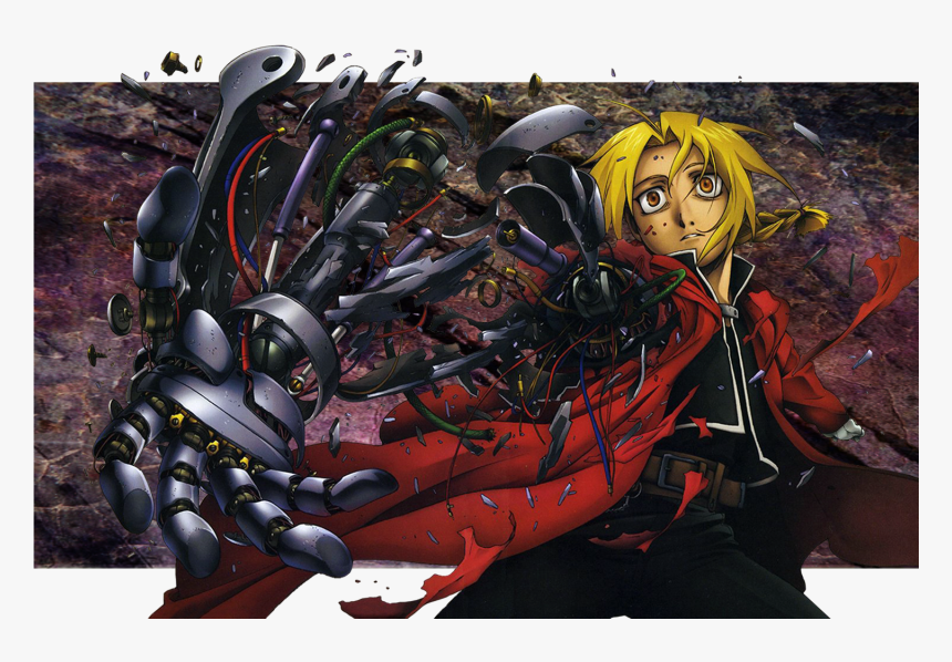 Edward Elric Shattered Automail Arm - Edward Elric Automail Broken, HD Png Download, Free Download