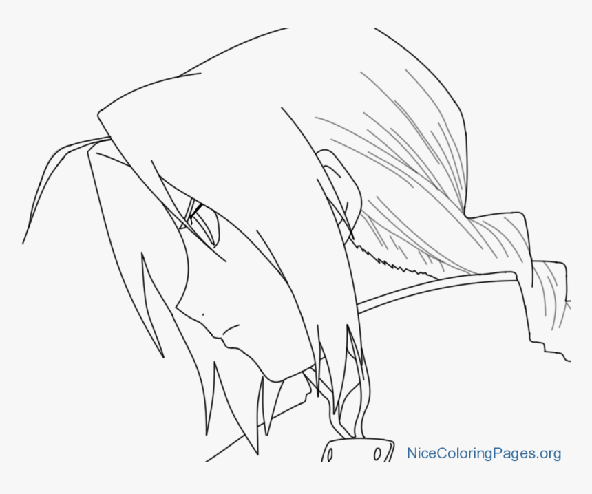 Edward Elric Coloring Pages E3 , Png Download - Edward Elric Coloring Pages, Transparent Png, Free Download
