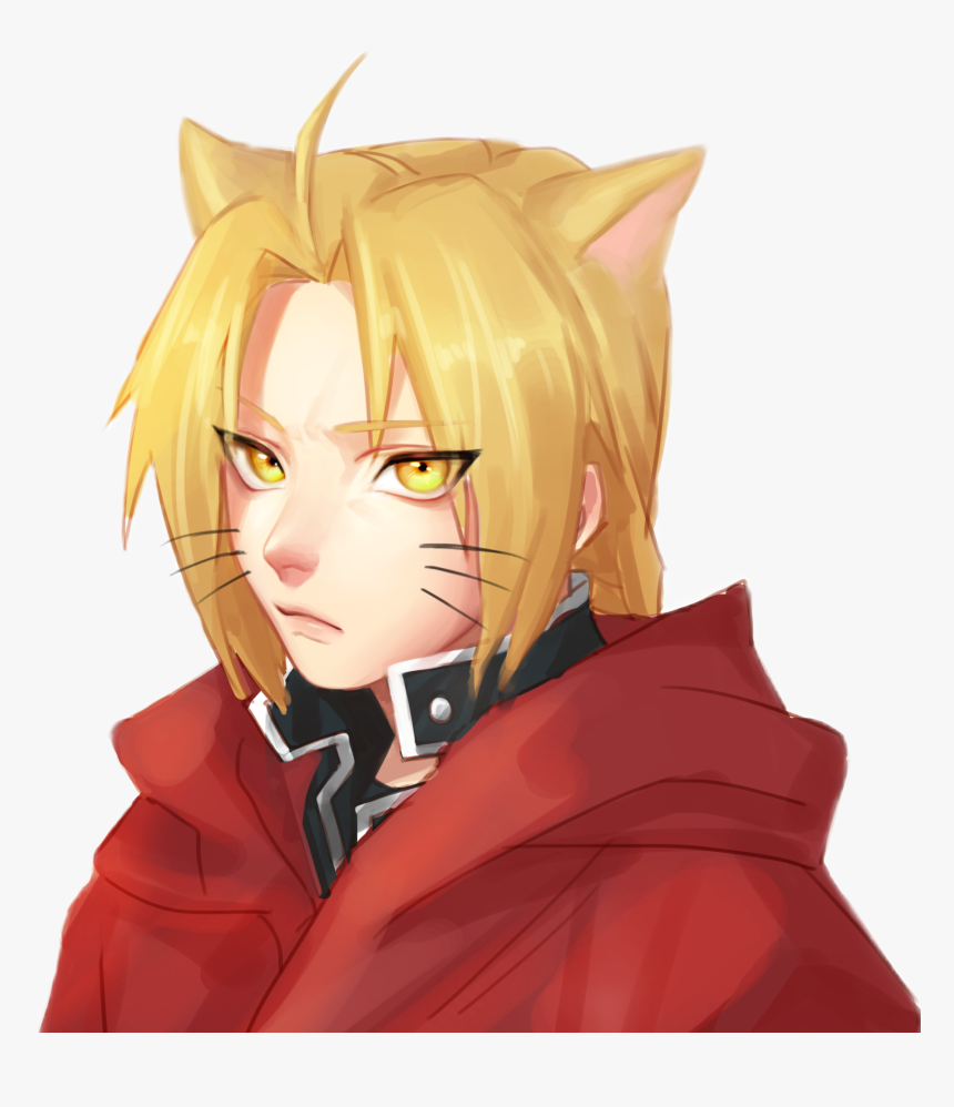 #edwardelric #fma #fmab #anime #alchemist #neko #kawaii - Fullmetal Alchemist Edward Elric Fanart, HD Png Download, Free Download