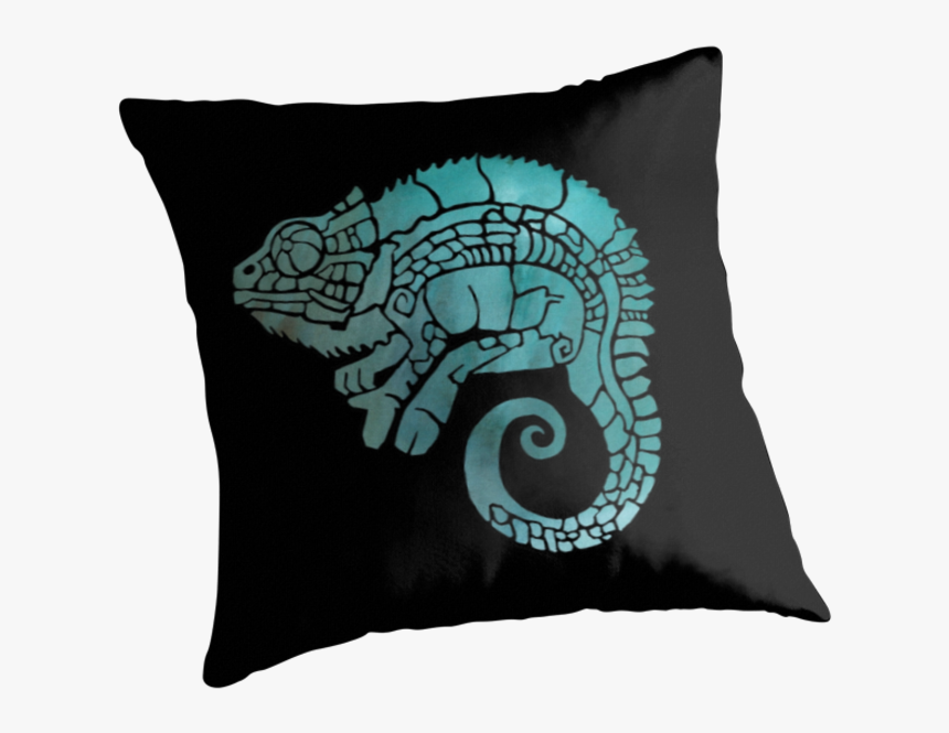 Chameleon In Ethnic Decorative Ornamental Manner By - Cushion, HD Png Download, Free Download