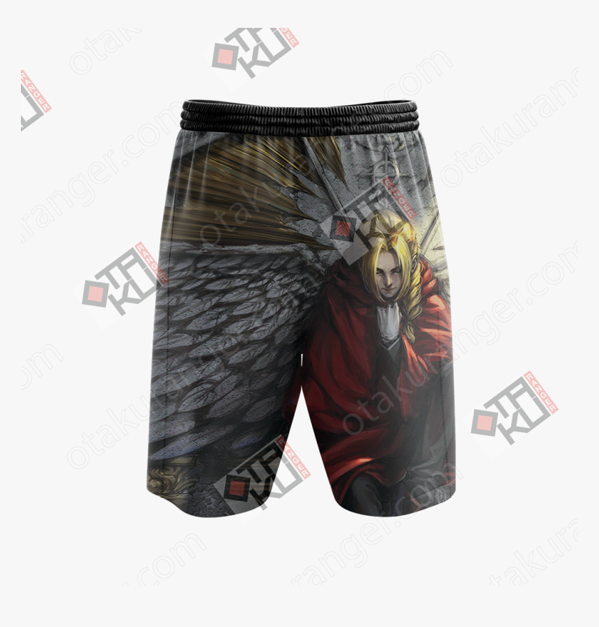 Fullmetal Alchemist Edward Elric Beach Shorts - Evangelion Asuka T Shirt, HD Png Download, Free Download