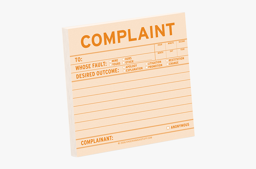 Letter Of Complaint, HD Png Download, Free Download