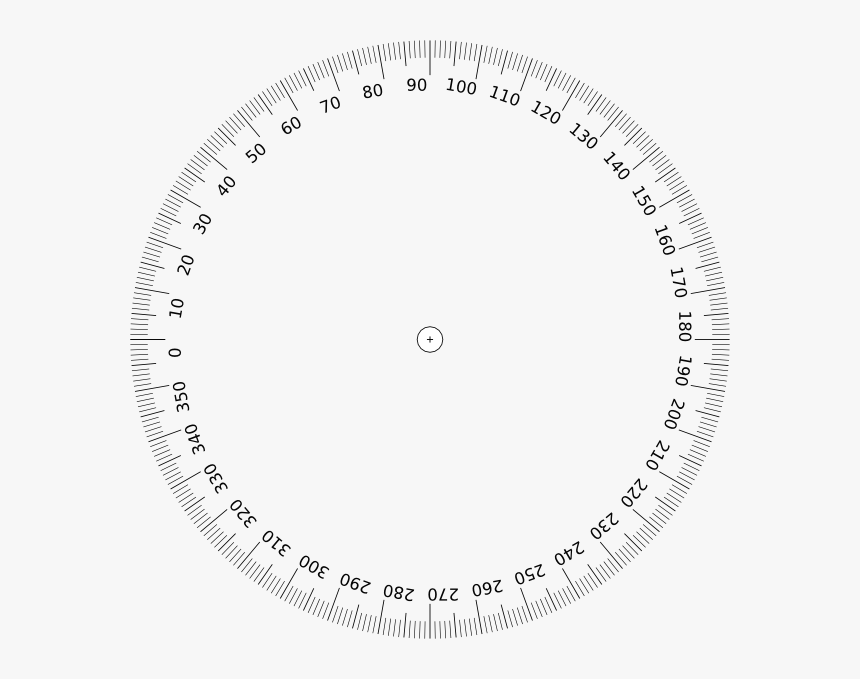 Pix For Printable Protractor 360 Degrees Circle Hd Png Download Kindpng