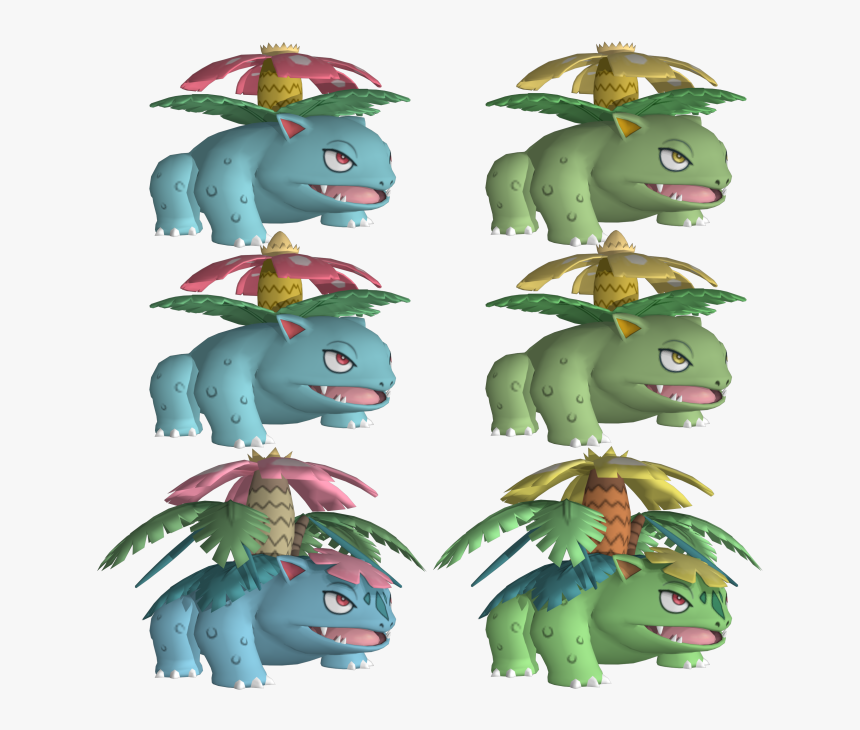 Download Zip Archive - Pokemon Venusaur 3d Model, HD Png Download, Free Download