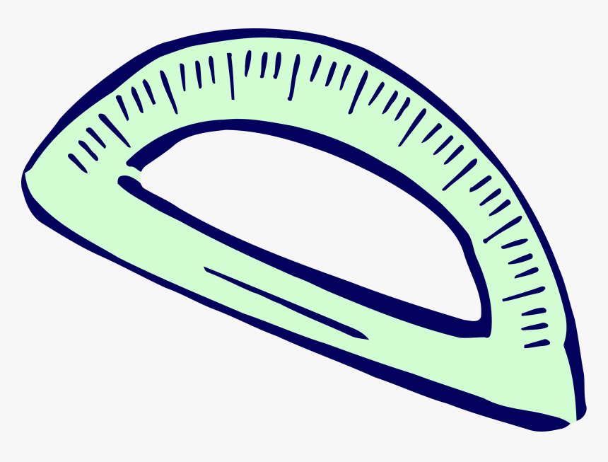 Roughly Drawn Protractor - Black And White Success Clipart, HD Png Download, Free Download