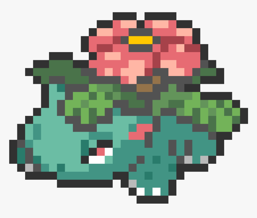 Pixel Art Pokemon Venusaur , Png Download - Pokemon Pixel Art Venusaur, Transparent Png, Free Download