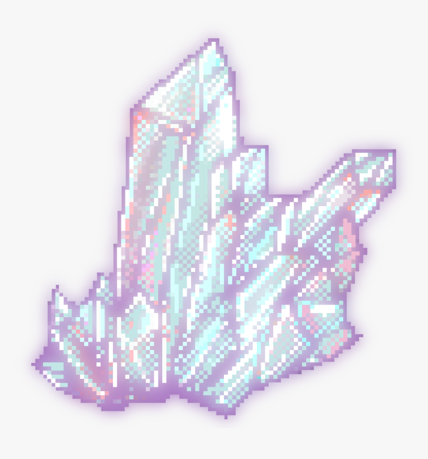 Czbaterka Transparent Glowing Crystal For Your Blog - Pixel Art Aesthetic Minecraft, HD Png Download, Free Download