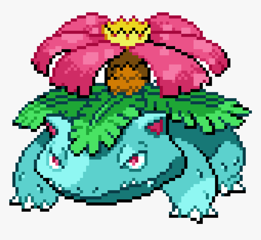 Pokemon Pixel Art Venusaur, HD Png Download, Free Download