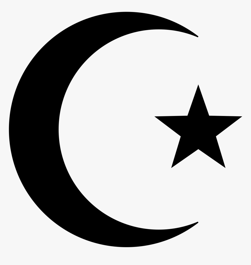 Hd Moon Star Islam - Star And Crescent Png, Transparent Png, Free Download