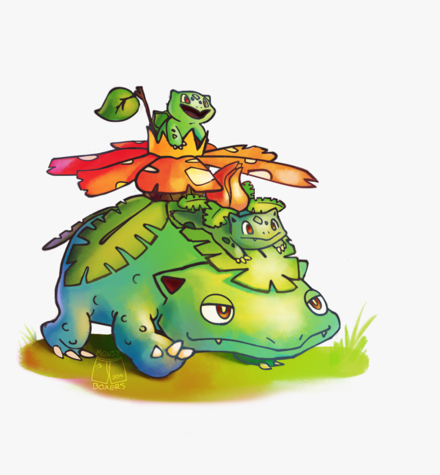 003 Venusaur - Cartoon, HD Png Download, Free Download